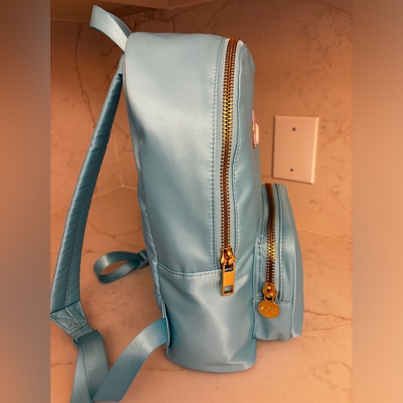 NWT Stoney Clover Lane Classic Mini Backpack Teal Color, includes rainbow patch - Picture 9 of 10